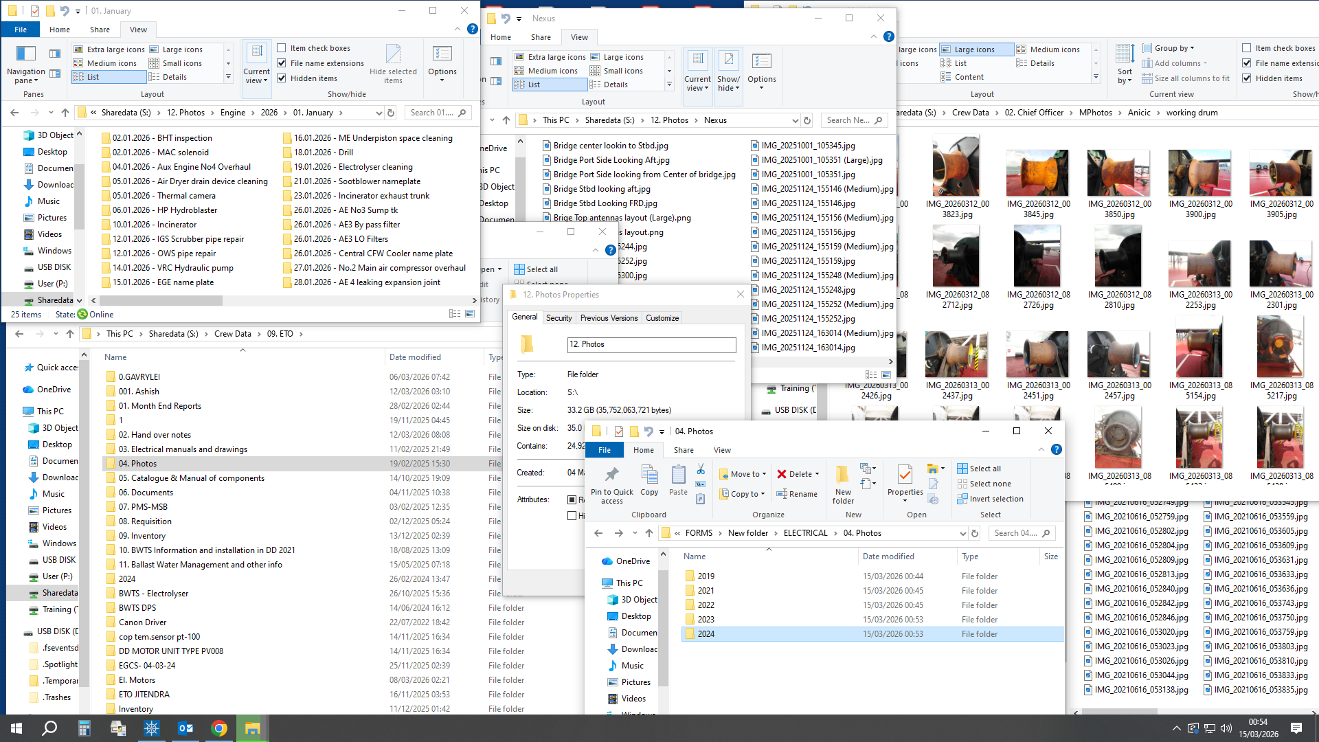 Shared drives, personal folders, endless subfolders